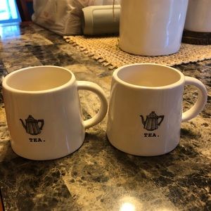 Rae Dunn Icon tea cups
